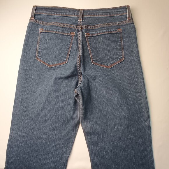 NYDJ Tummy Tuck Jean Size 14 High Rise Boot Cut Leg Medium Dark Wash - Picture 6 of 10
